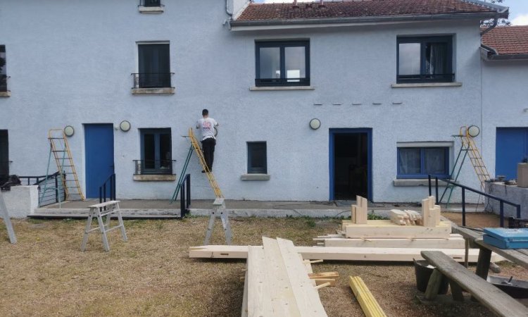 Bâtiment avant la réalisation